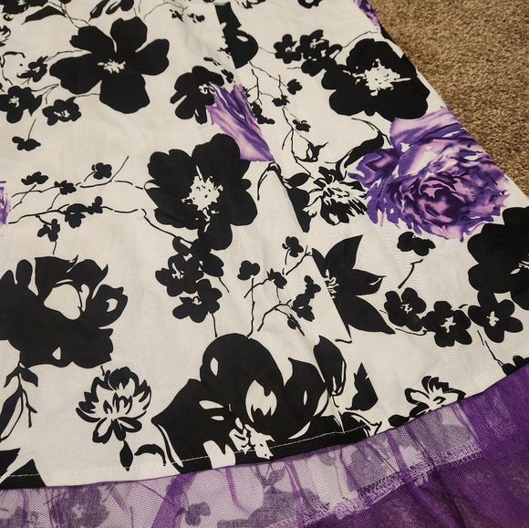 Women's 2XL Halter Style Floral Print Mini Dress - Picture 8 of 16